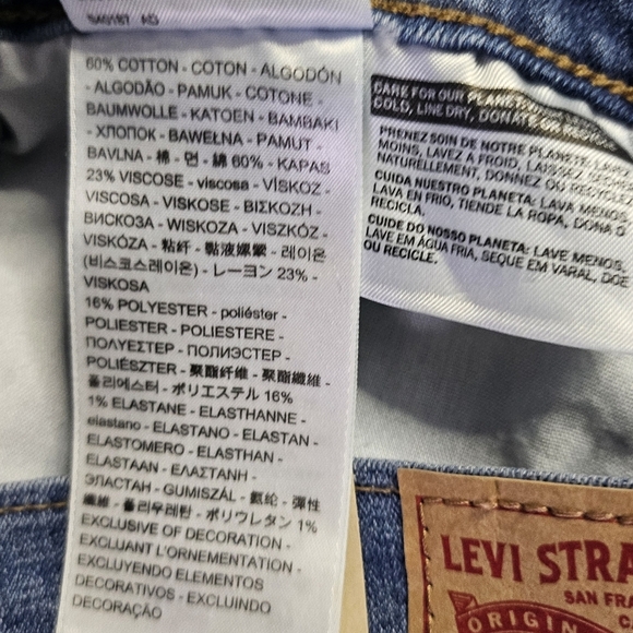 Levi 724 High Rise Straight Cropped Jeans NWT - Picture 10 of 14